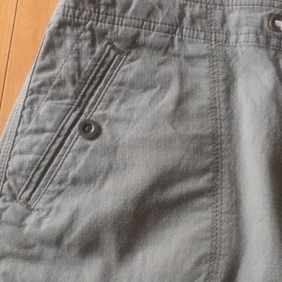 LL Bean Green Cargo Skirt 4 - Picture 2 of 5